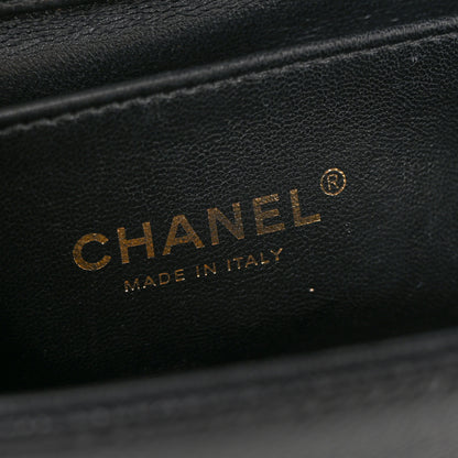 Chanel Caviar Chevron Quilted Small Boy Flap Black 6 of 13