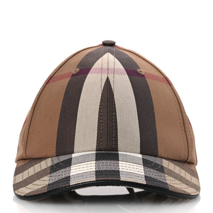 Burberry Cotton Check Baseball Cap L Dark Birch Brown 3 of 8