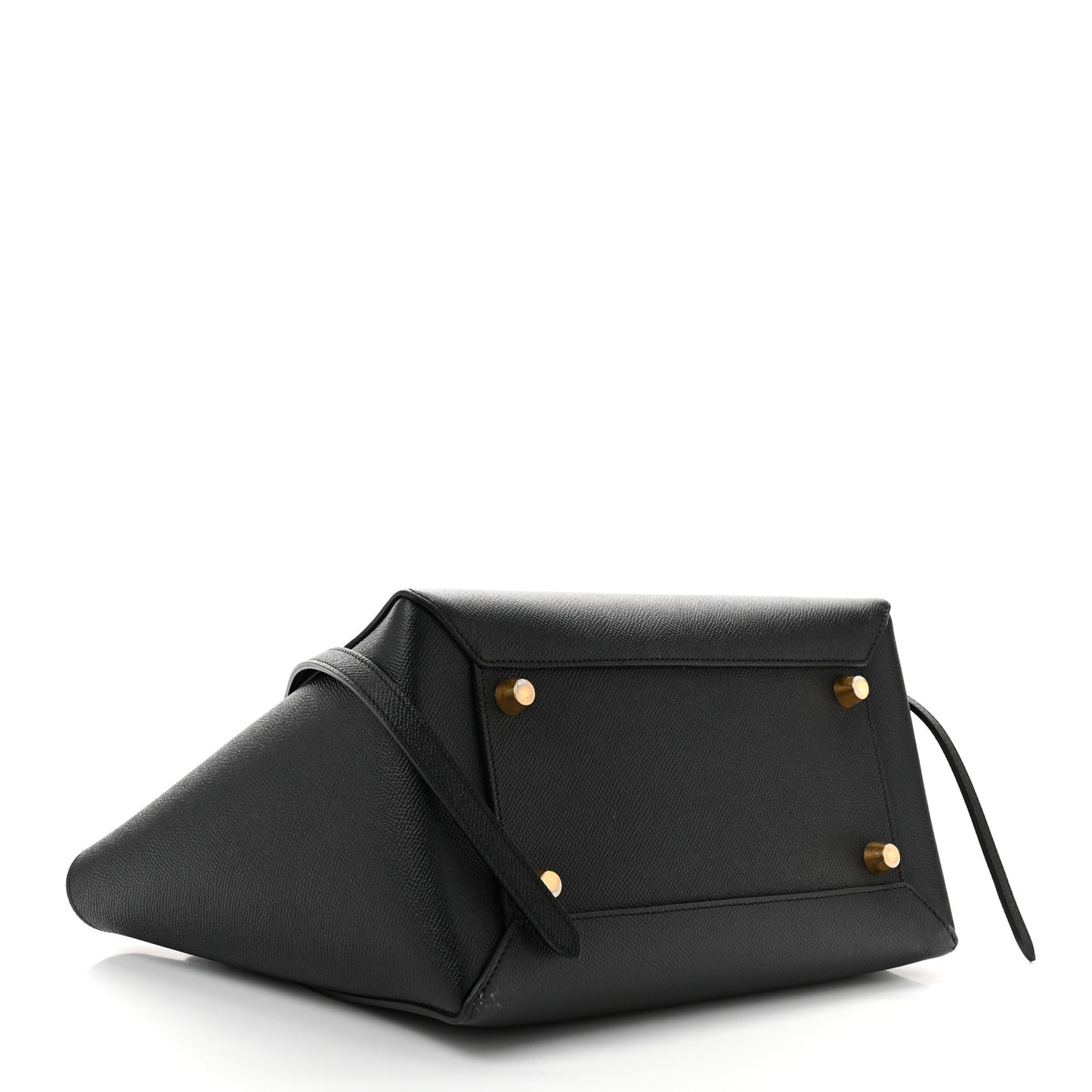 Grained Calfskin Mini Belt Bag Black