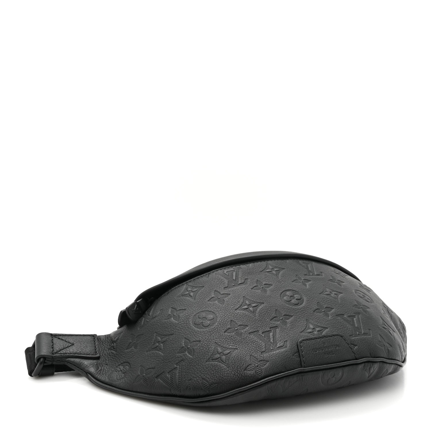Louis Vuitton Calfskin Monogram Shadow Discovery Bumbag Black 4 of 9