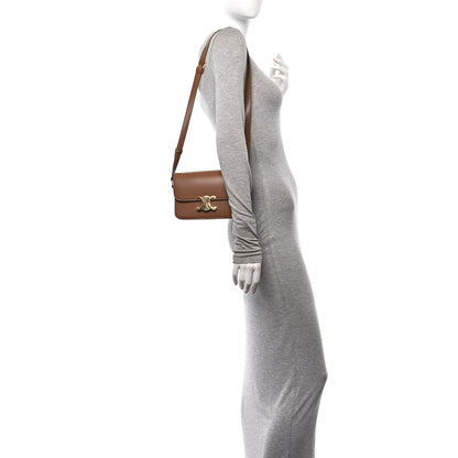 Celine Shiny Calfskin Teen Triomphe Bronze 2 of 9