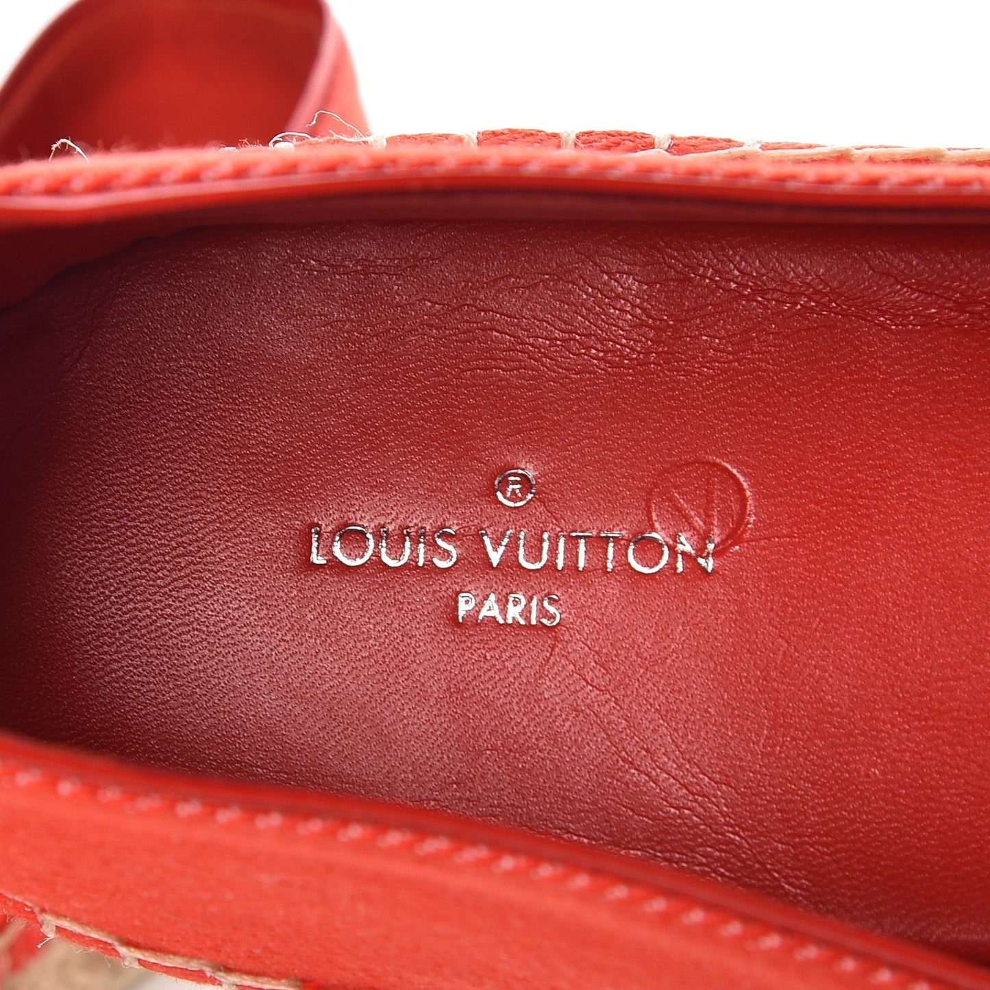 Canvas Waterfall Espadrille 39 Rouge