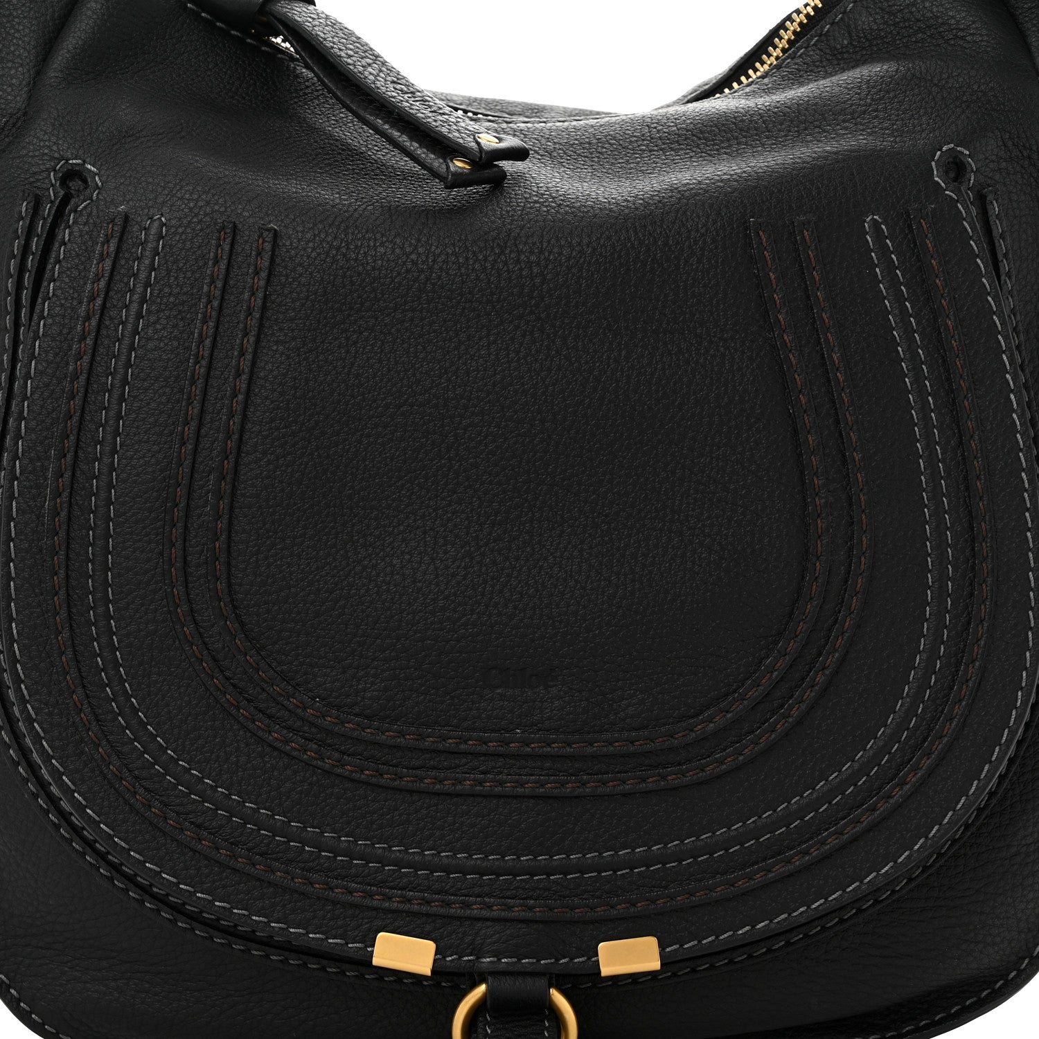 Chloe Calfskin Medium Marcie Hobo Black 8 of 10