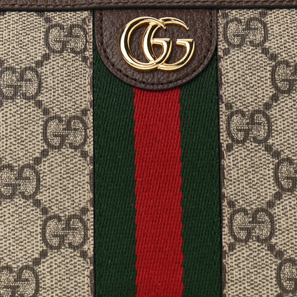 Gucci GG Supreme Monogram Web Ophidia Utility Belt Bag 95 38 Beige Ebony New Acero 10 of 16