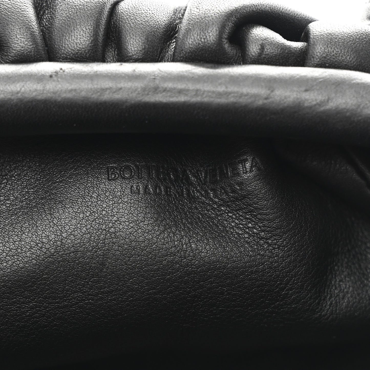 Butter Calfskin The Mini Pouch Black