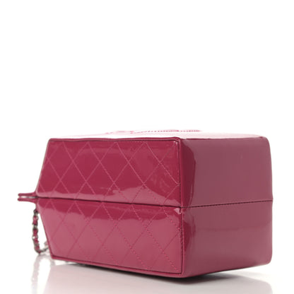Chanel Patent Milk Carton Bag Dark Pink 3 of 9