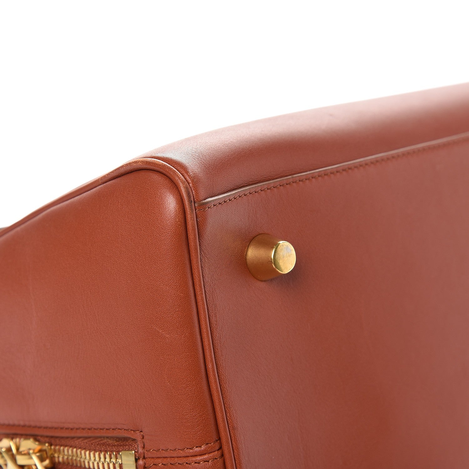 Celine Natural Calfskin Top Handle Bag Brick 12 of 16