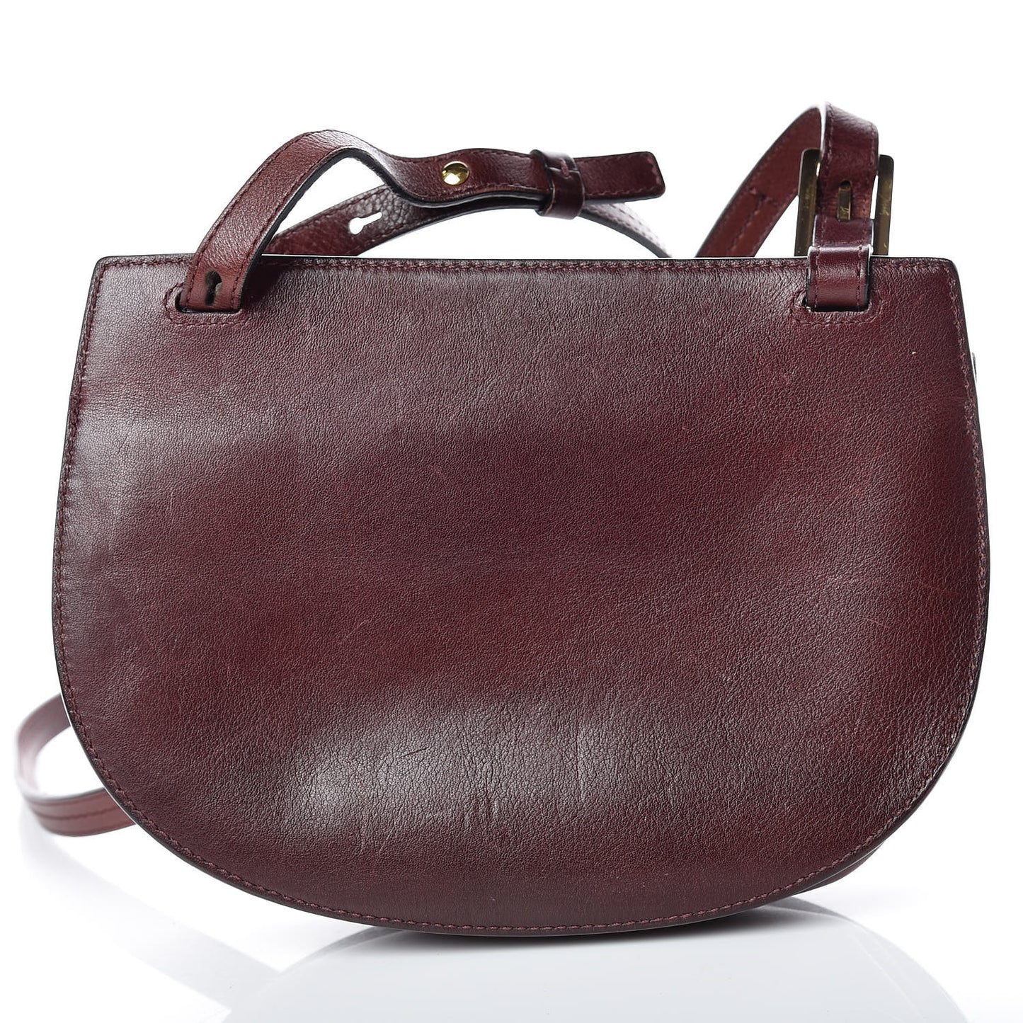 Calfskin Mini Georgia Crossbody Bag Bordeaux