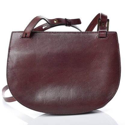 Chloe Calfskin Mini Georgia Crossbody Bag Bordeaux 13 of 13