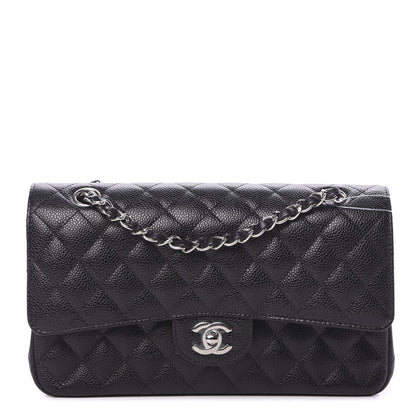 Chanel Caviar Quilted Medium Double Flap Black 1 of 13