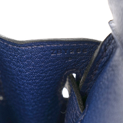 Hermes Togo Birkin 30 Bleu Encre 8 of 15