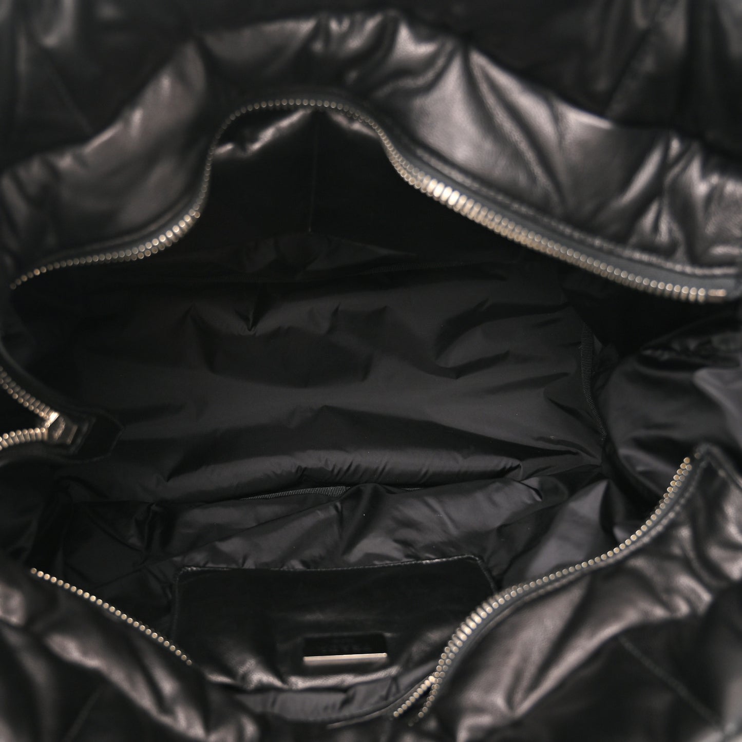 Nappa Bomber North South Tote Black