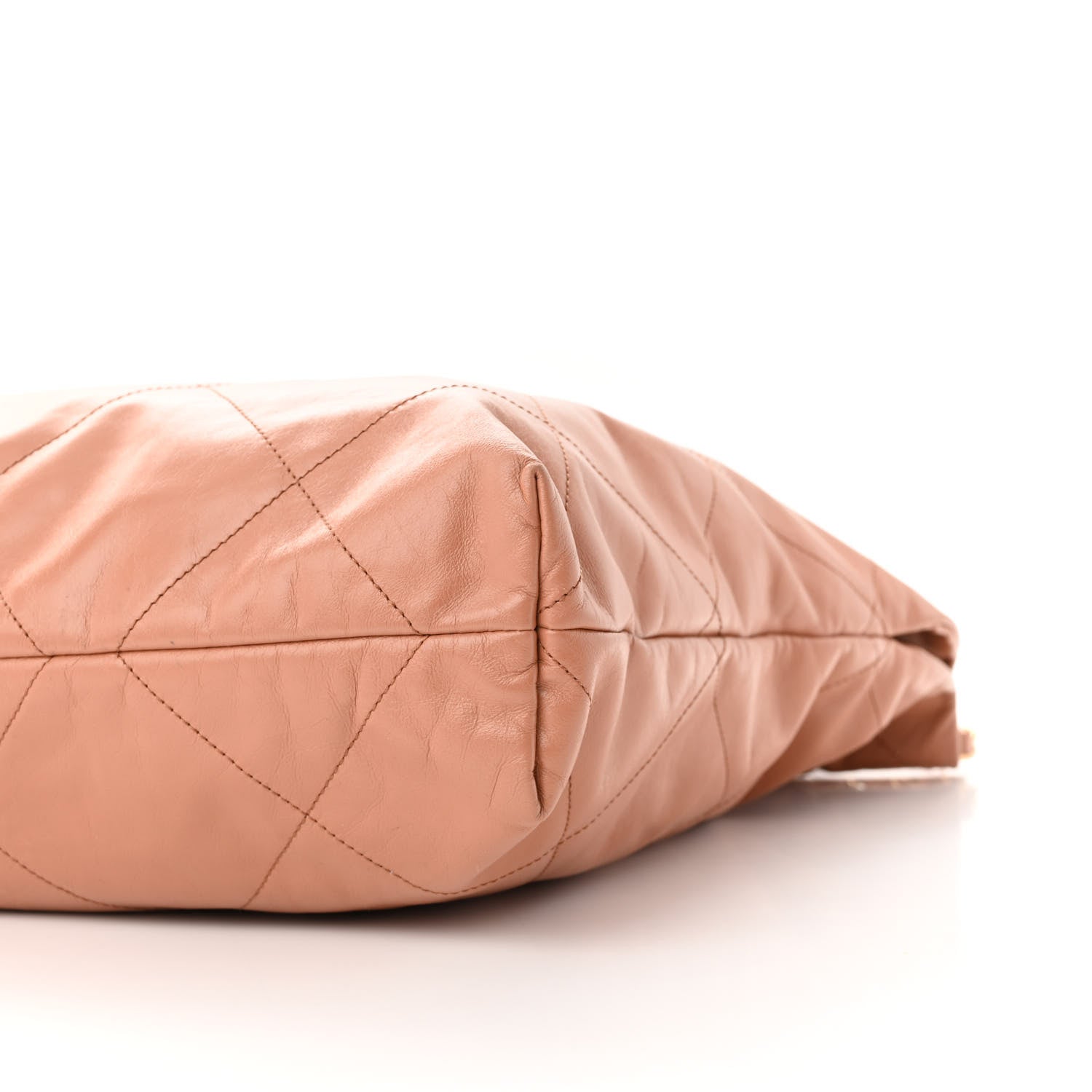 Chanel Shiny Calfskin Quilted Chanel 22 Camel 11 of 11