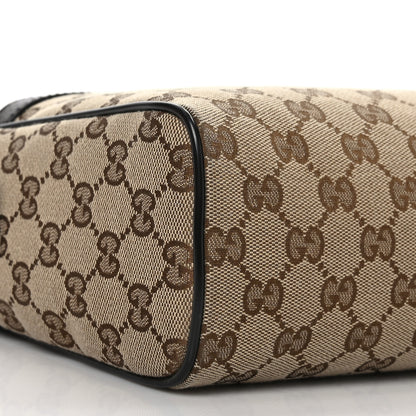 Gucci Monogram Dollar Calfskin Large Camera Case Beige Ebony Testa di Moro Marrone Scuro 8 of 9
