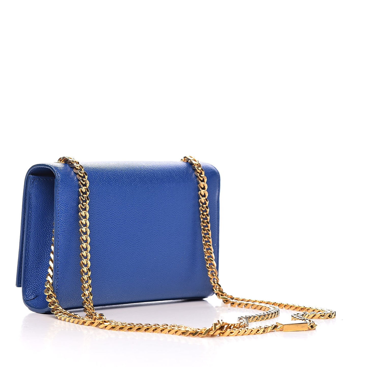 Grain De Poudre Small Classic Monogram Kate Satchel Royal Blue