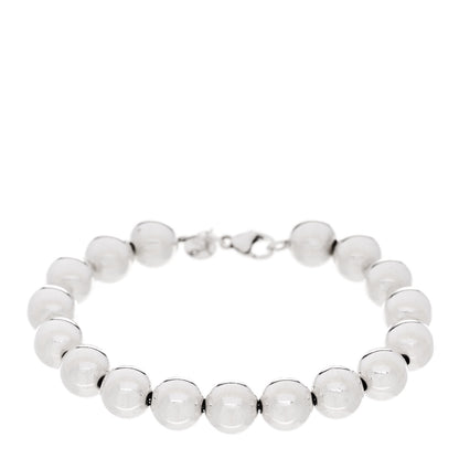 Tiffany Sterling Silver 10mm Hardwear Ball Bracelet 1 of 4