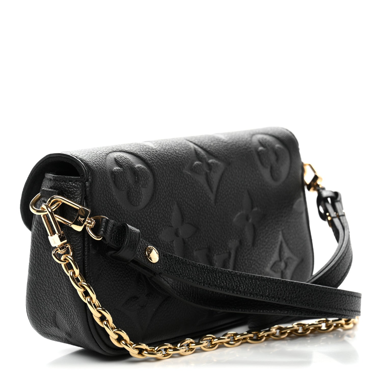 Louis Vuitton Empreinte Monogram Giant Ivy Wallet On Chain Black 3 of 11