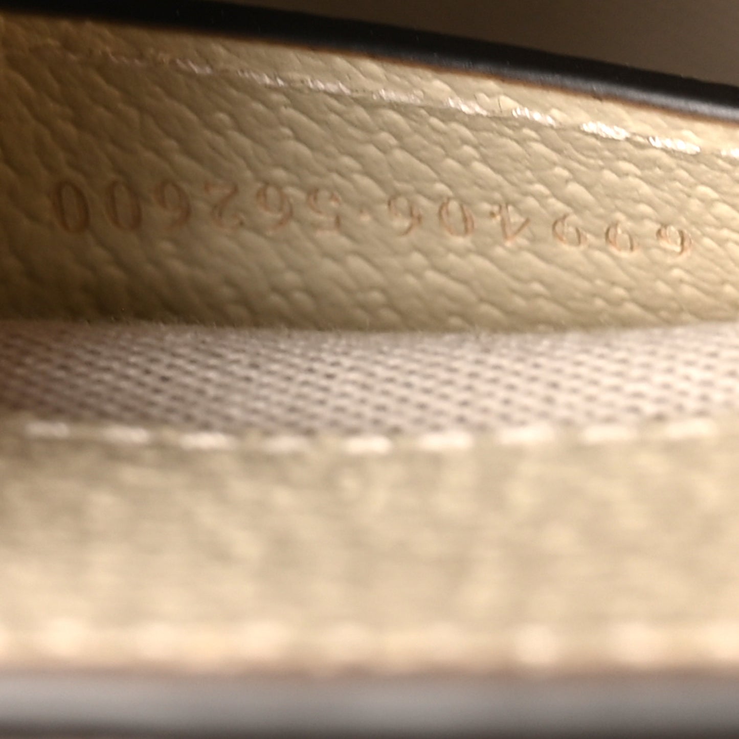 X PIKARAR GG Supreme Textured Dollar Calfskin Animal Print Mini Vertical Tote Bag Beige Ebony Mystic White Multicolor