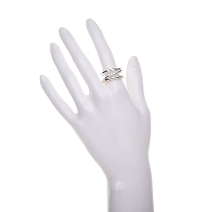 Tiffany Sterling Silver Zig Zag Ring 55 7.5 2 of 4