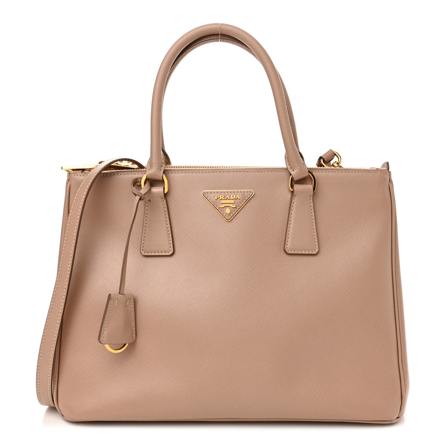 Prada Saffiano Lux Large Galleria Double Zip Tote Cammeo 1 of 15