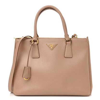 Prada Saffiano Lux Large Galleria Double Zip Tote Cammeo 1 of 15