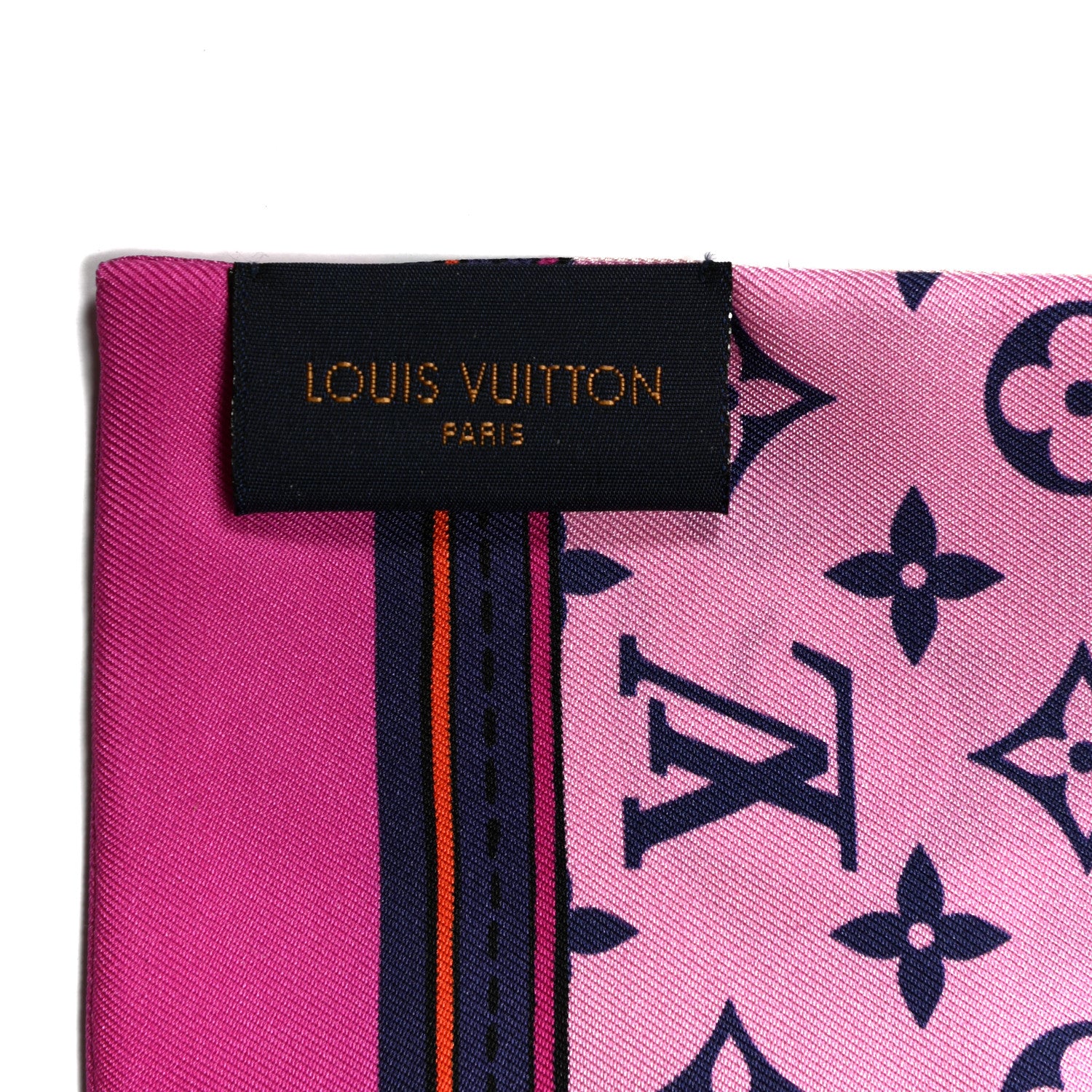 Louis Vuitton Silk Monogram Superstition Bandeau Rose 3 of 4