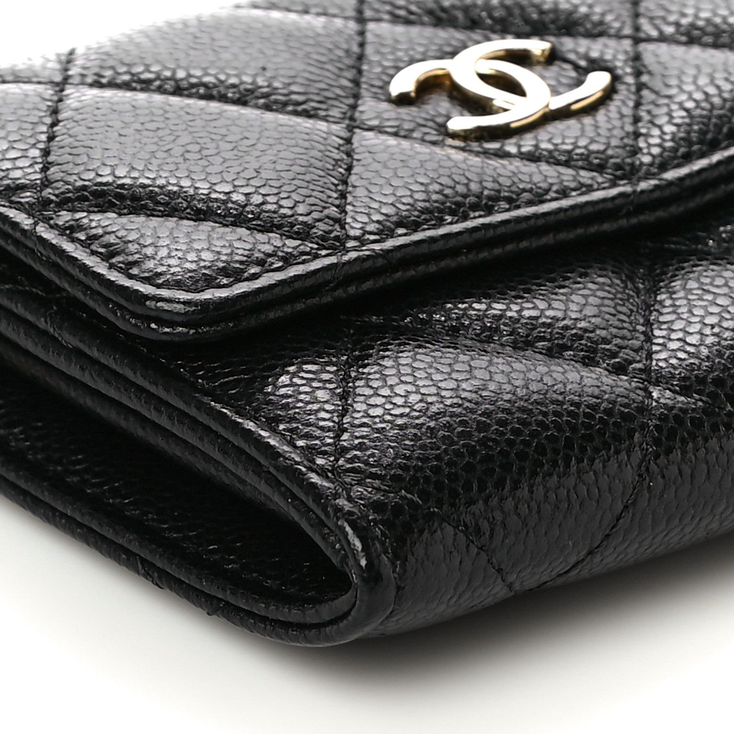 Chanel Caviar Quilted Miss Coco Clutch With Chain Black 7 of 9