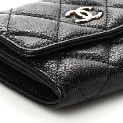 Chanel Caviar Quilted Miss Coco Clutch With Chain Black 7 of 9