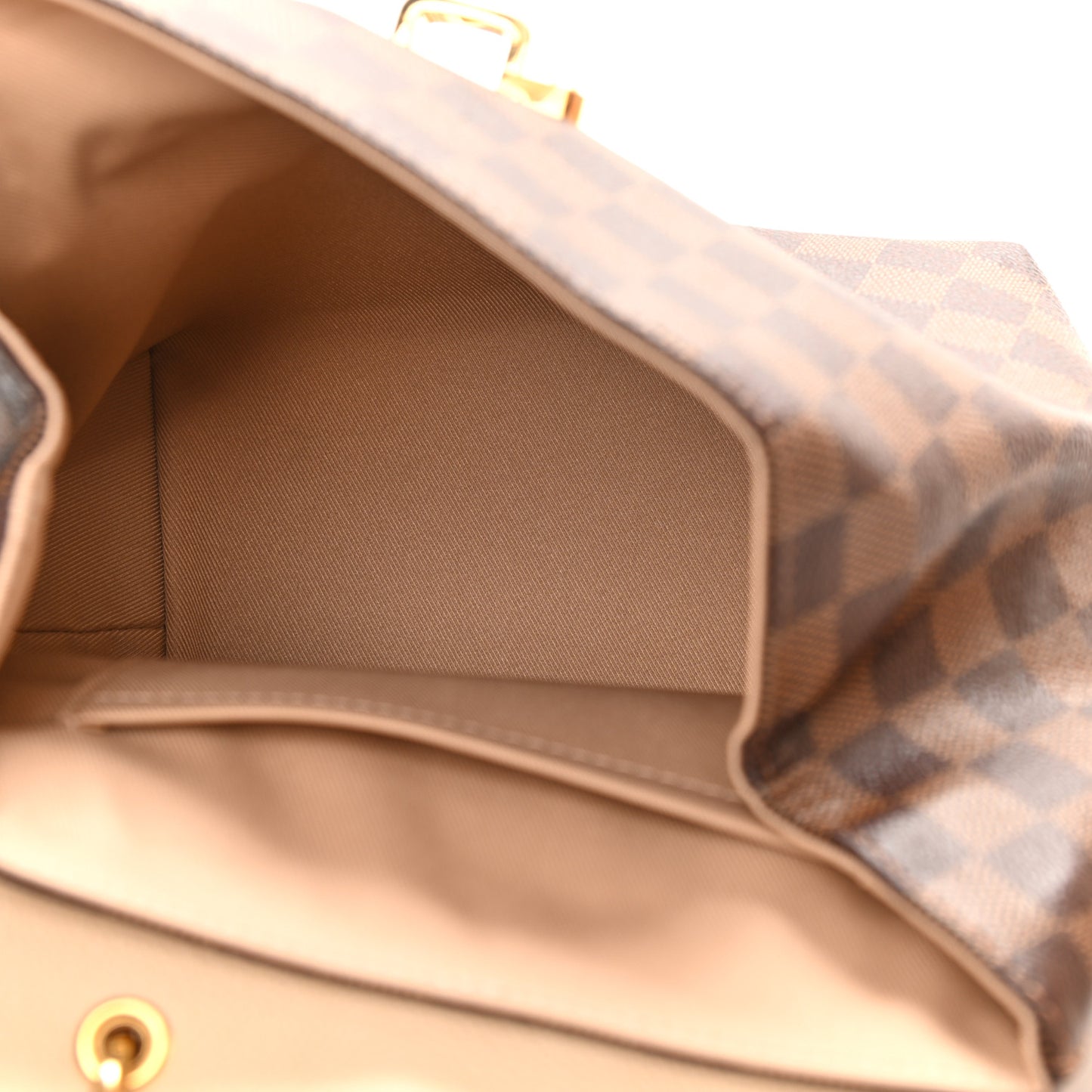 Damier Ebene Clapton Backpack Creme