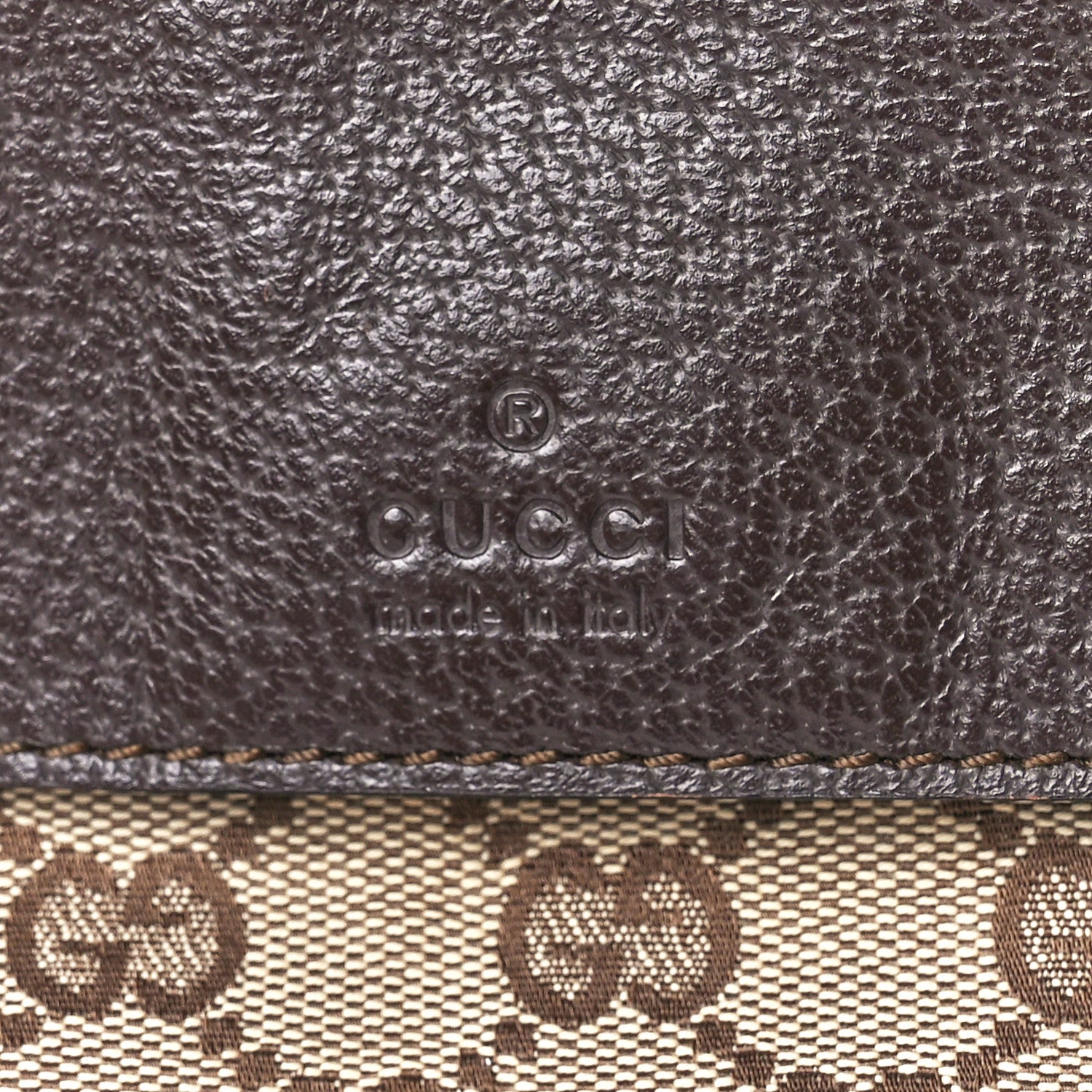 Gucci Monogram Web Belt Pouch Bag Brown 8 of 13