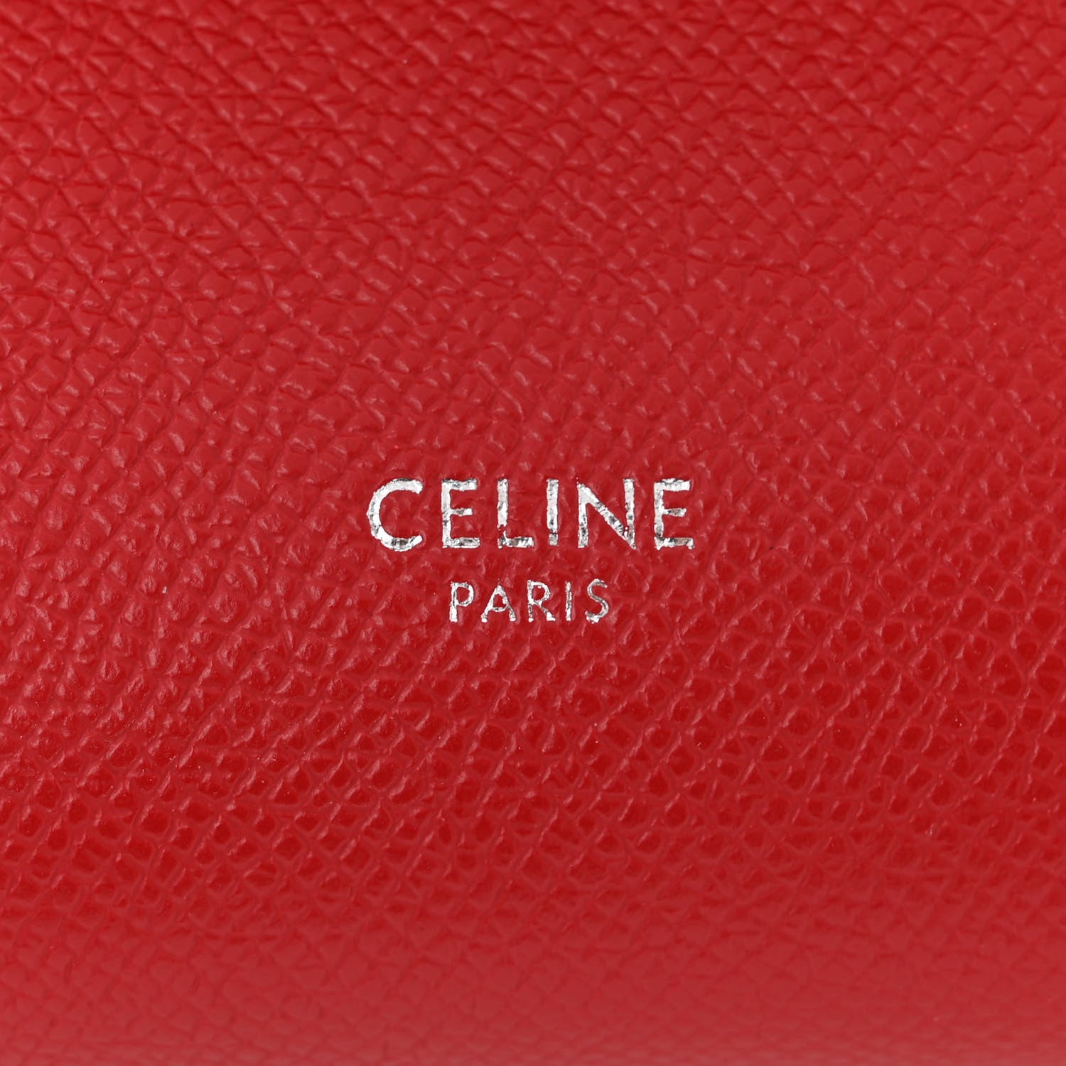 Celine Grained Calfskin Nano Belt Bag Ruby 6 of 12