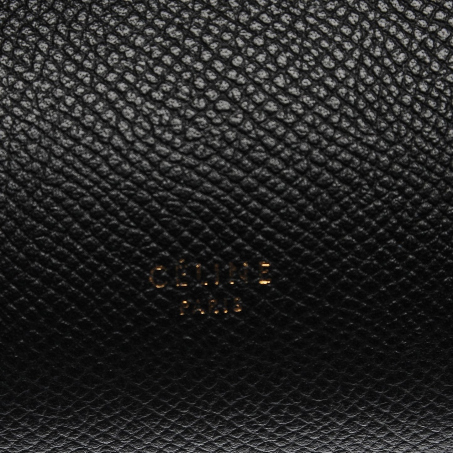 Baby Grained Calfskin Mini Belt Bag Black