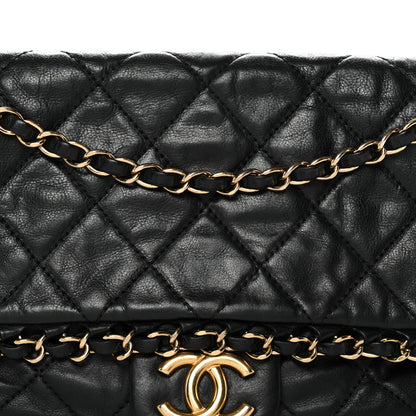 Chanel Calfskin Quilted Medium Chain Me Flap Black 8 of 10