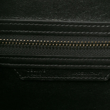Celine Goatskin Smooth Calfskin Micro Tri-Color Luggage Olive 5 of 8