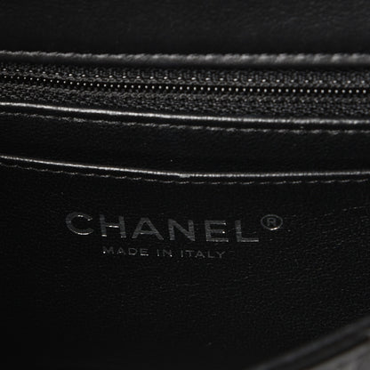 Chanel Patent Calfskin Quilted Mini Rectangular Flap Black 6 of 9