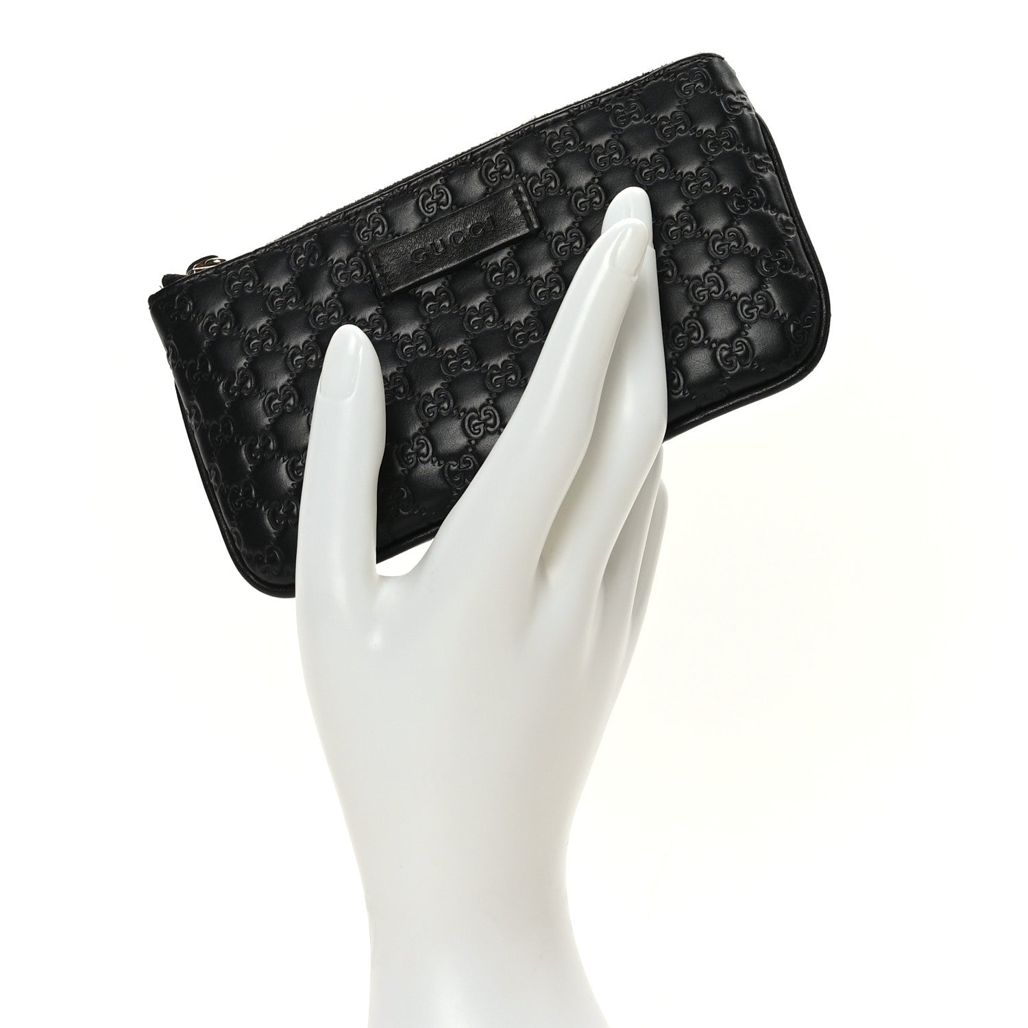 Gucci Microguccissima Key Ring Coin Case Black 2 of 7