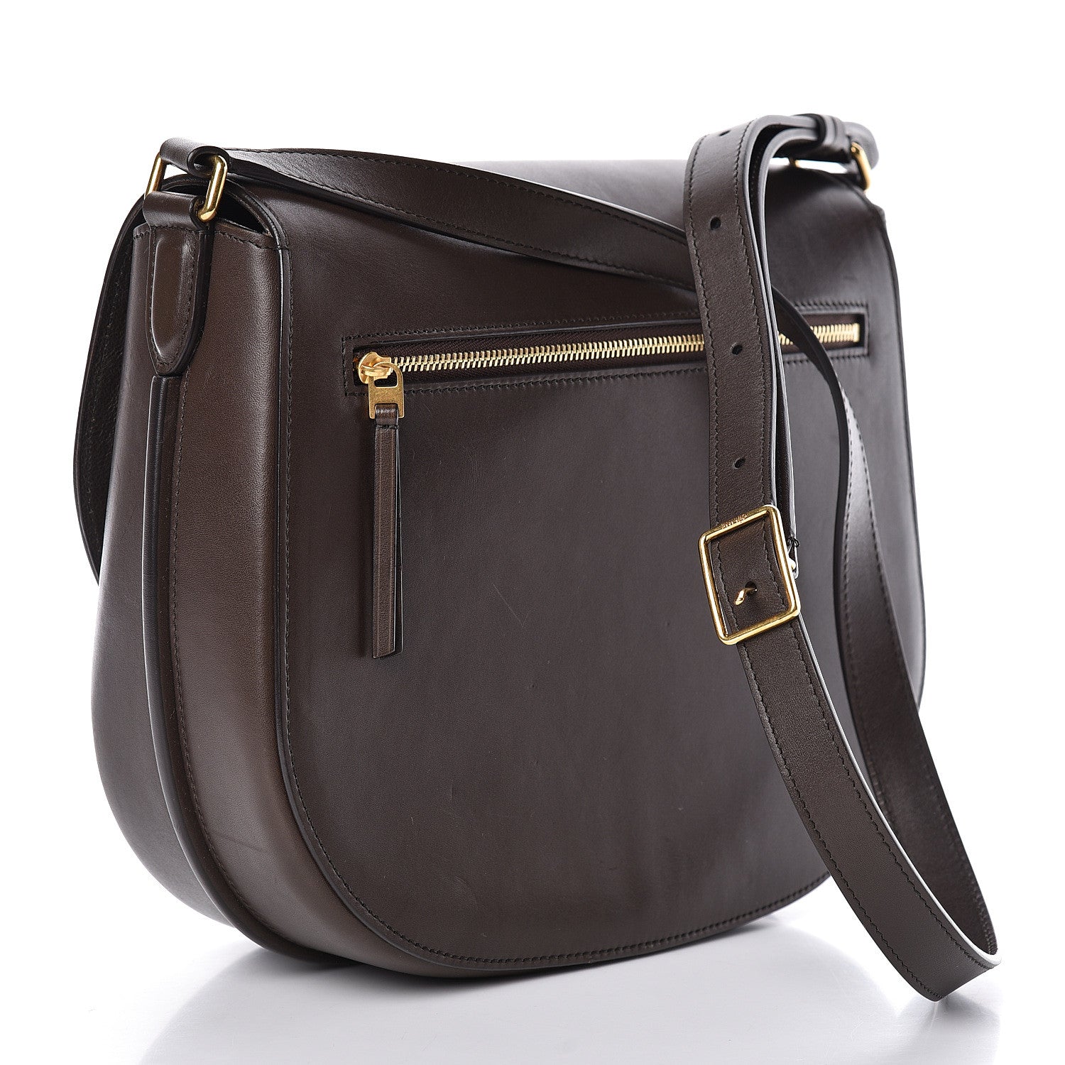 Celine Supersoft Calfskin Medium Trotteur Wood 3 of 18