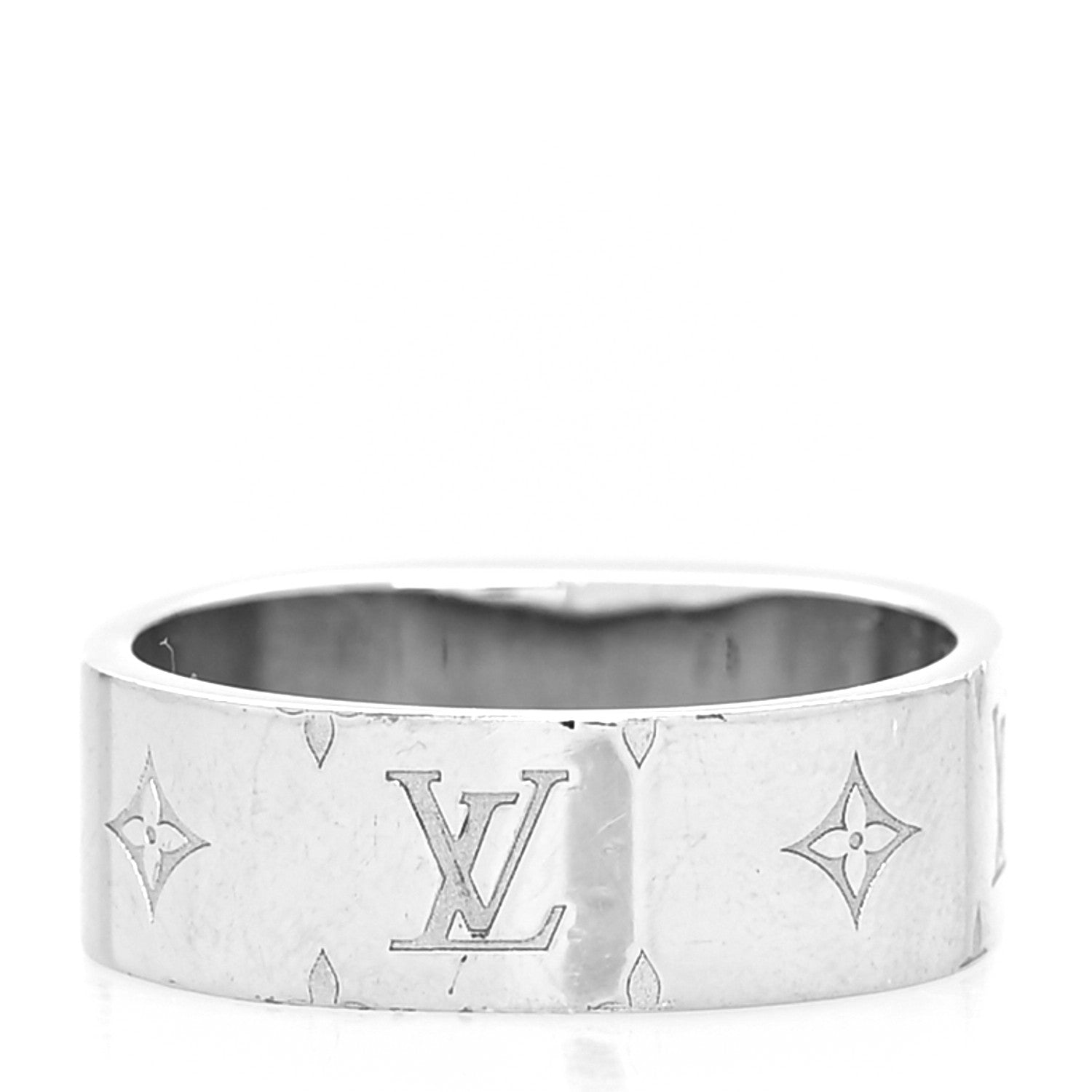 Louis Vuitton Nanogram Ring S Silver 3 of 6