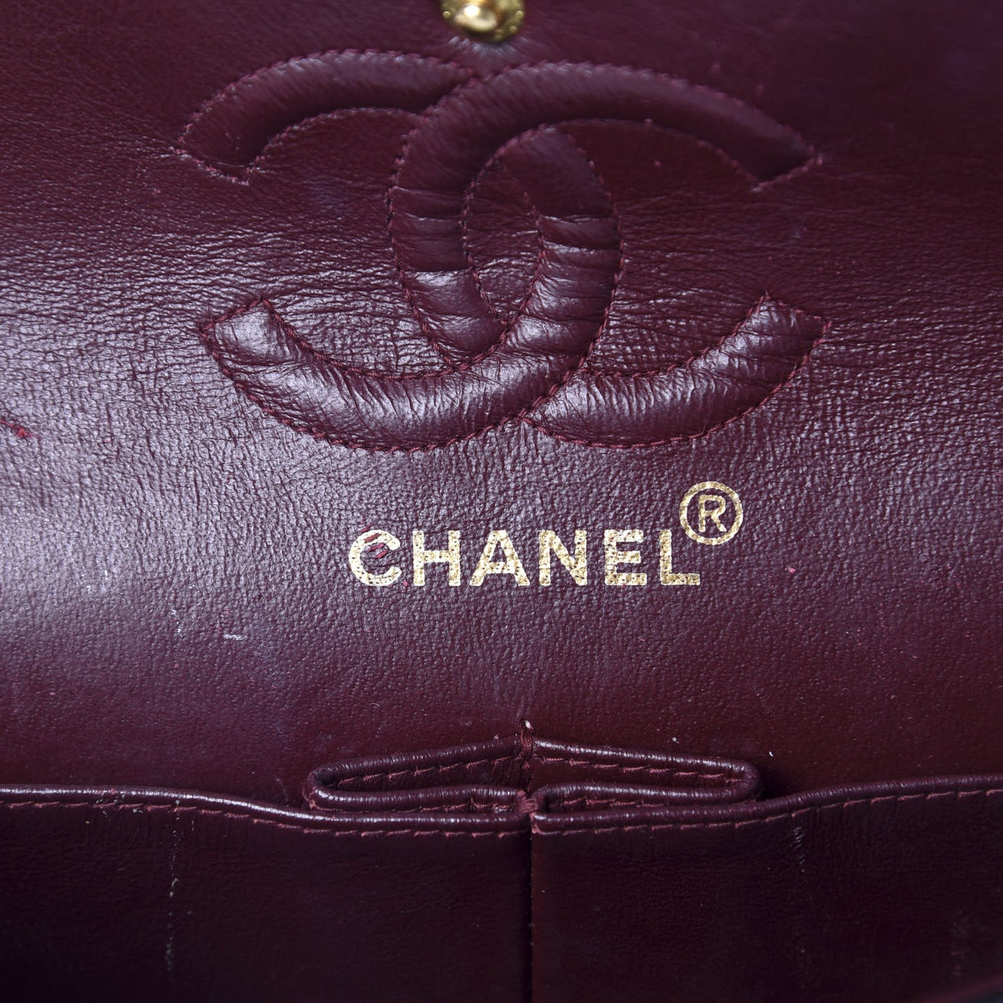 Lambskin Quilted Small Double Flap Black
