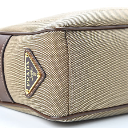 Prada Jacquard Logo Camera Bag Corda Bruciato 10 of 11