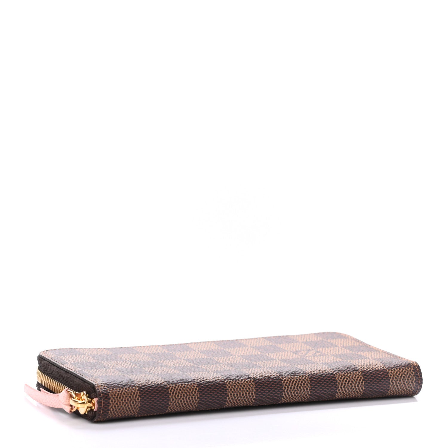 Louis Vuitton Damier Ebene Clemence Wallet Rose Ballerine 4 of 6