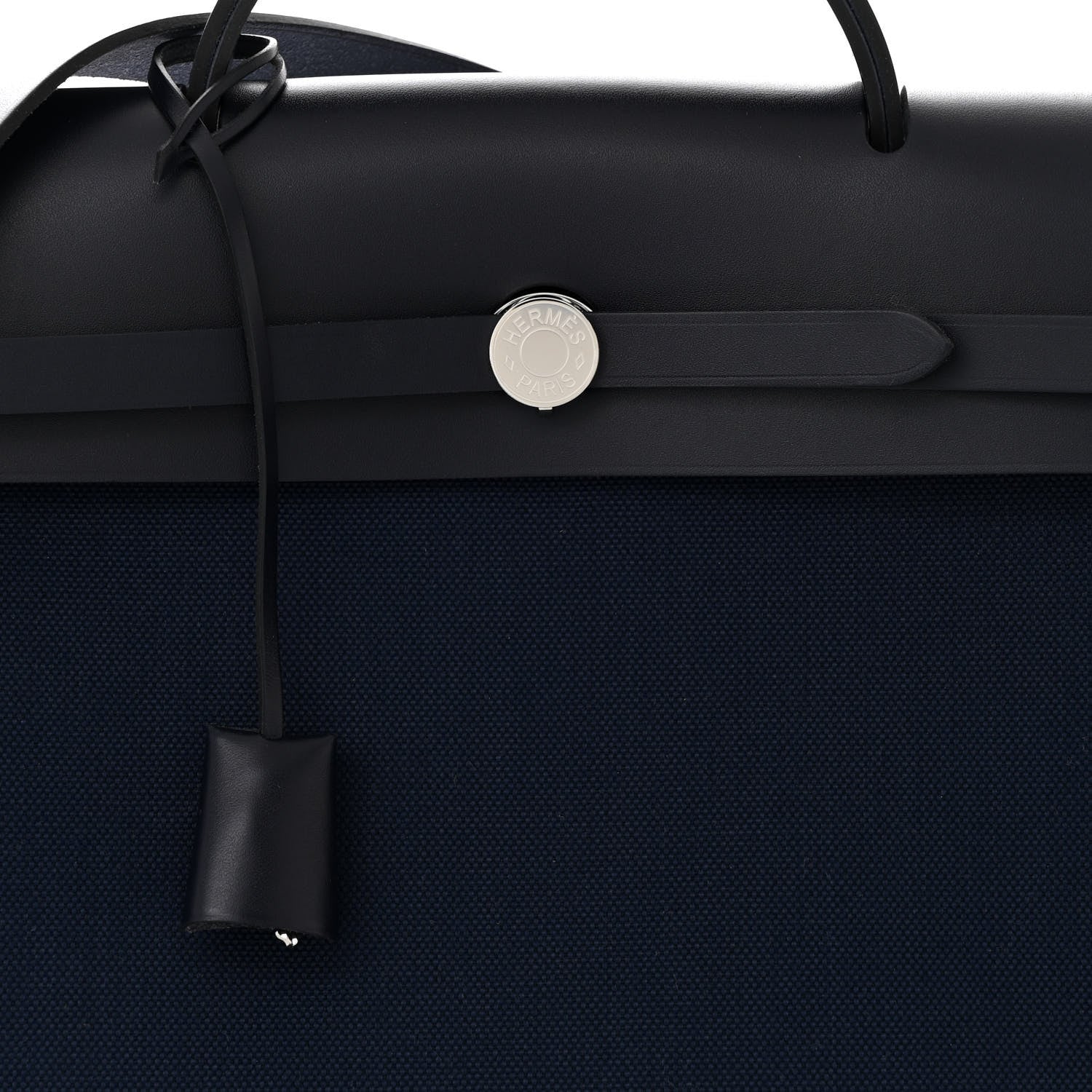 Hermes Military Toile Vache Hunter Herbag Zip 39 MM Bleu Saphir Blue Indigo 8 of 11
