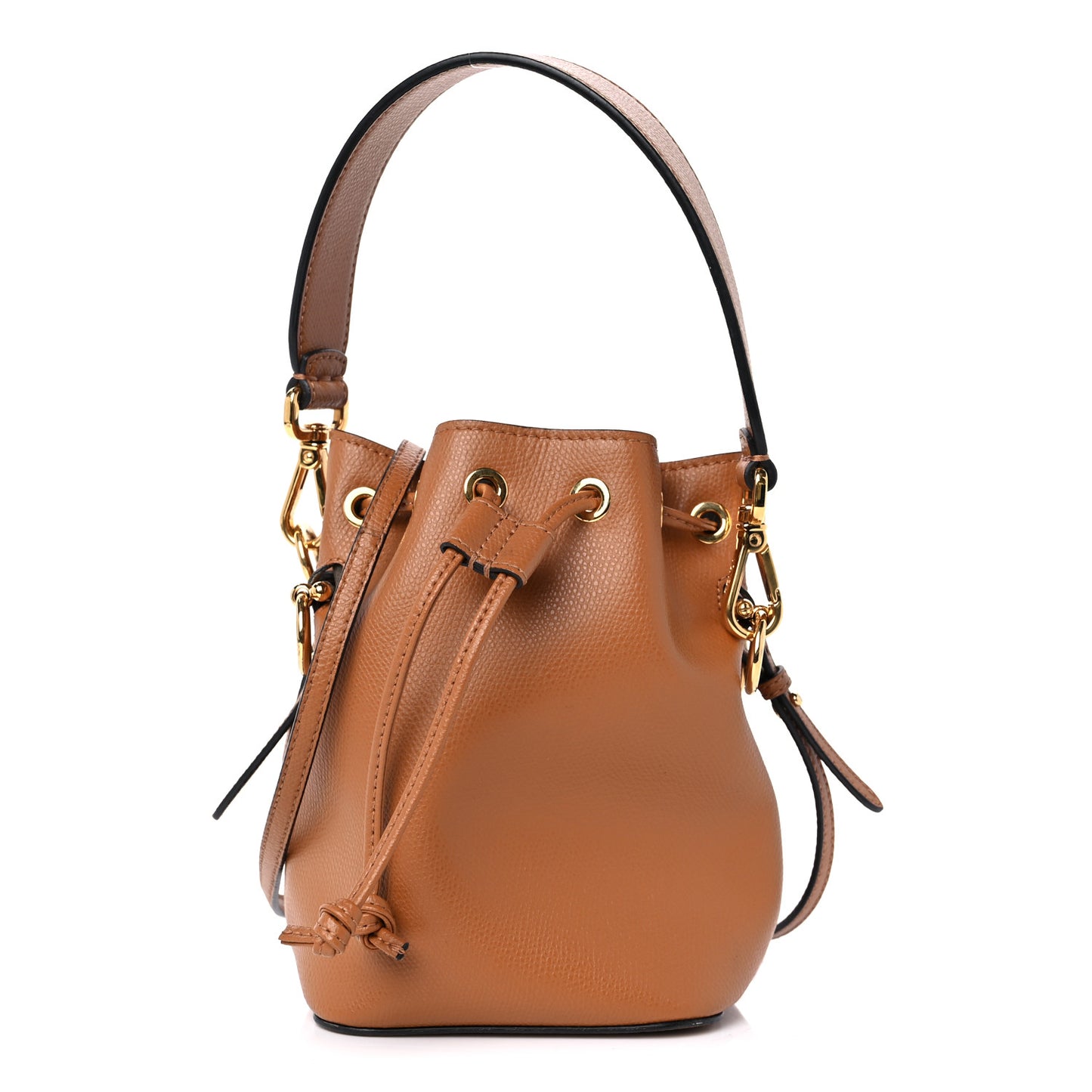 Vitello Cruise F is Fendi Mini Mon Tresor Bucket Bag Nocciola