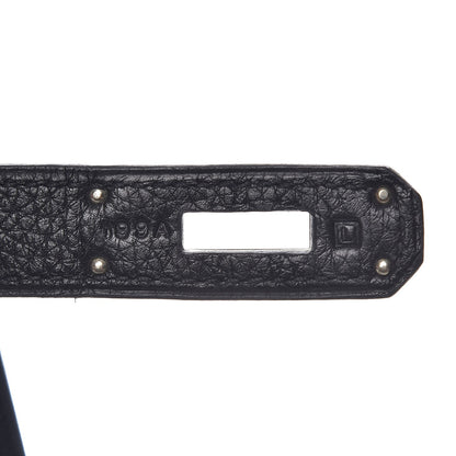 Hermes Taurillon Clemence So Kelly 22 Black 5 of 7