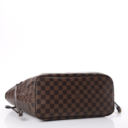 Louis Vuitton Damier Ebene Neo Neverfull MM Rose Ballerine 3 of 9
