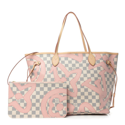 Louis Vuitton Damier Azur Tahitienne Neverfull MM 1 of 12