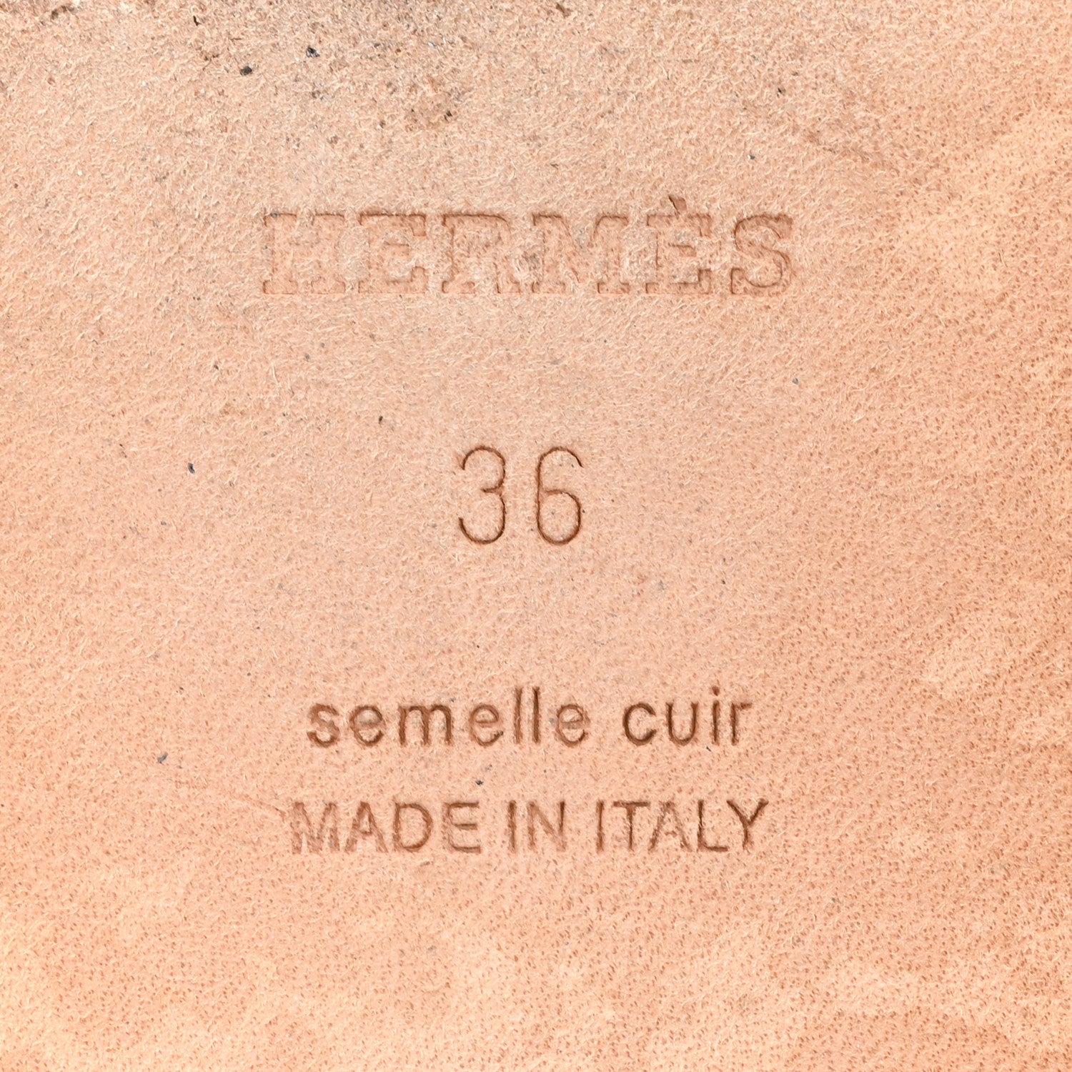 Hermes Calfskin Oran Sandals 36 Vert Viride 7 of 9