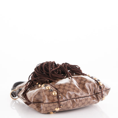 Gucci Crystal Monogram Fringe Babouska Hobo 4 of 7