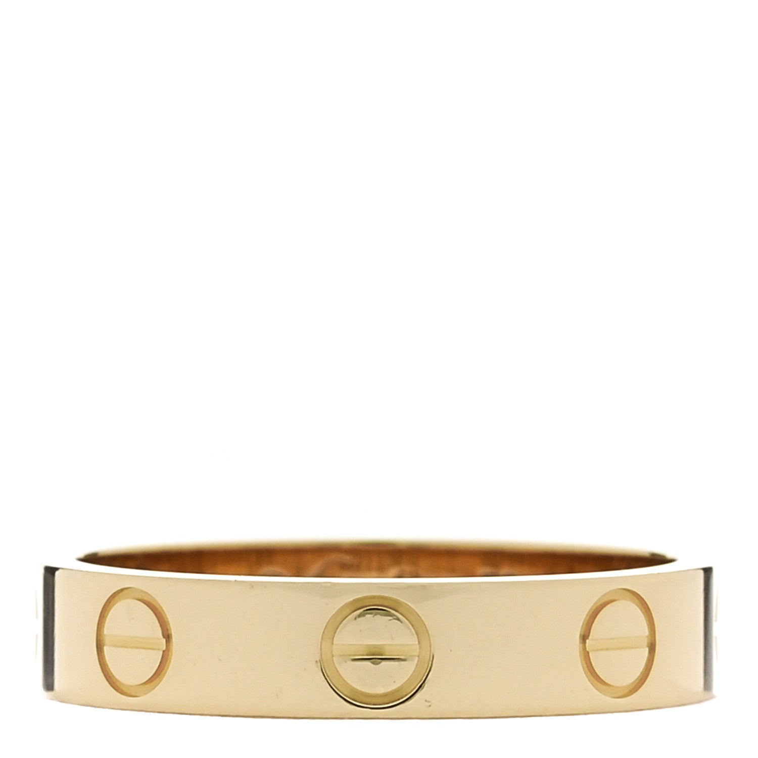Cartier 18K Yellow Gold 3.5mm LOVE Wedding Band Ring  50 5.25 1 of 5