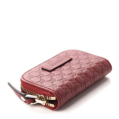 Gucci Microguccissima Zip Around Card Case Red 4 of 7